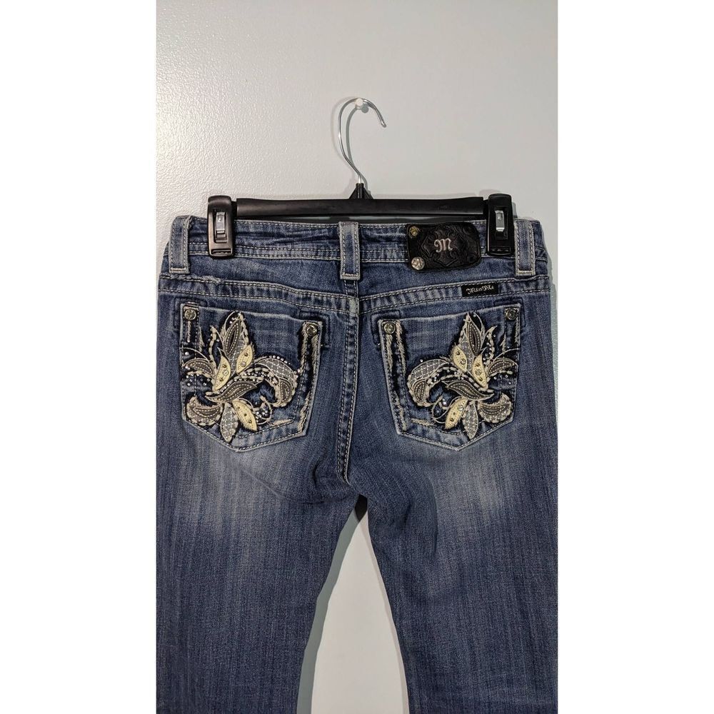 Miss me boot cut blue jeans size 27